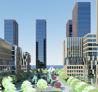 现代商业街 多层办公 高层办公 城市综合体